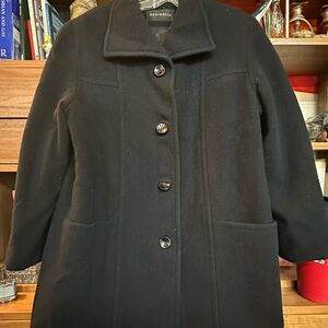 Black Women's Pea Coat
